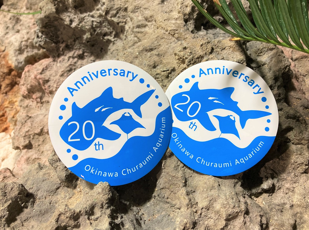 【朝限定】「沖縄美ら海水族館・開館20周年記念ステッカー」プレゼント♪の画像